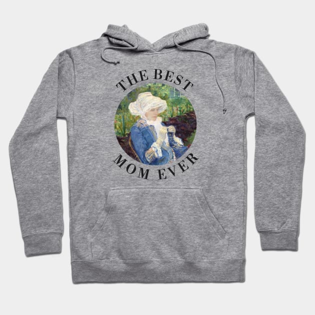 THE BEST KNITTING MOM EVER FINE ART VINTAGE STYLE MOTHER OLD TIMES Hoodie by the619hub